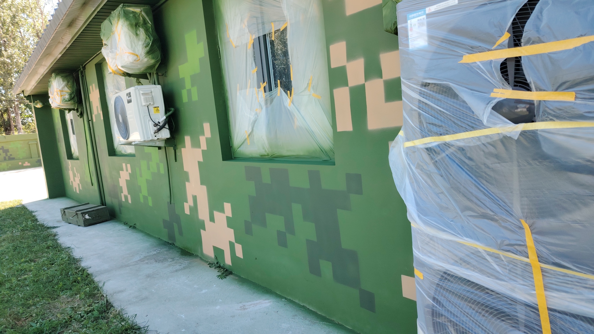 吕梁外墙迷彩漆施工多少钱 伪装迷彩漆  